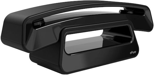 Alcatel ePure Iconic Cordless Phone with Greek Menu Black