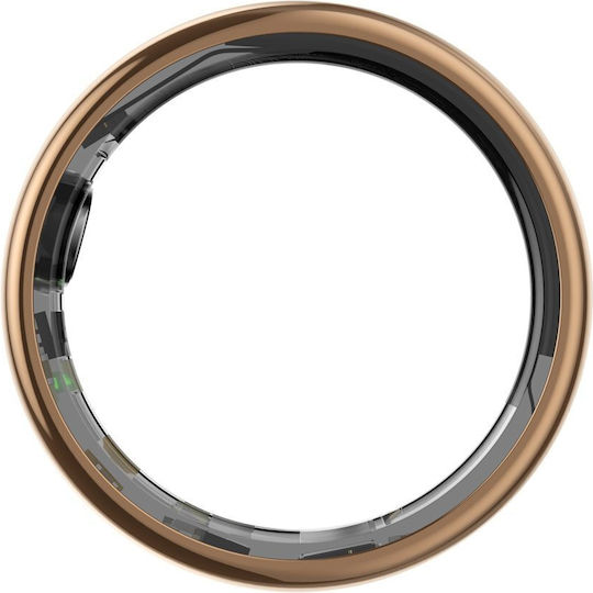 Maxlife MXSR-100 Size 10 Smart Ring 20mm Waterproof with Heart Rate Monitor Gold