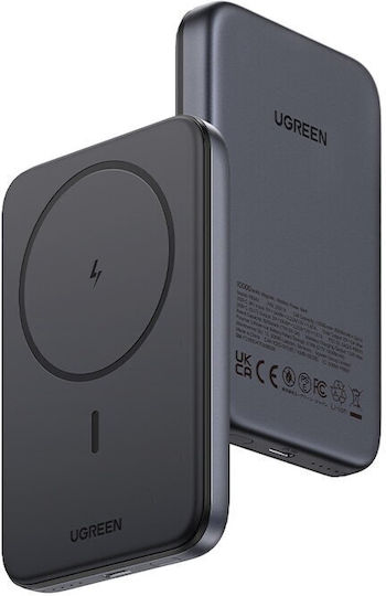 Ugreen PB561 MagSafe Power Bank 10000mAh 20W με Θύρα USB-C Μαύρο