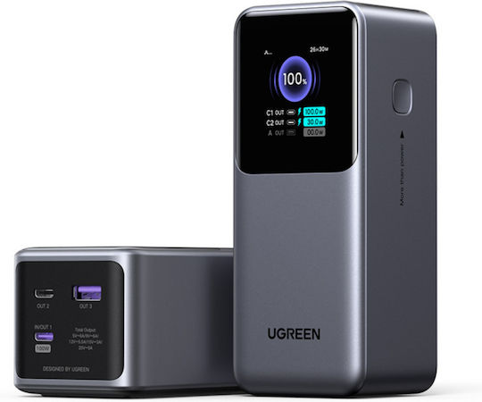 Ugreen PB721 Power Bank 20000mAh 130W cu Port USB-A și 2 Porturi