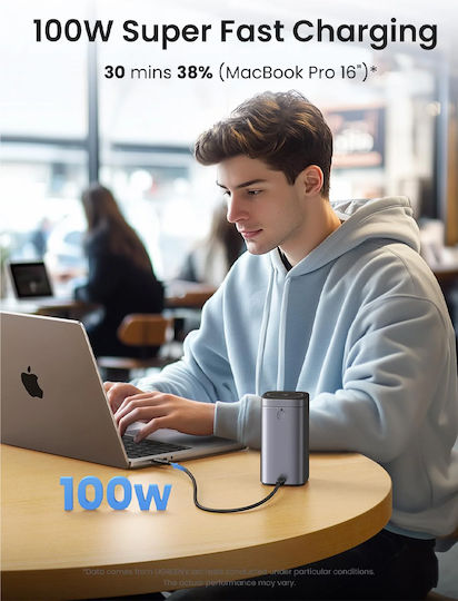 Ugreen PB771 Power Bank 20000mAh 145W με Θύρα USB-A και 2 Θύρες USB-C Power Delivery Ασημί