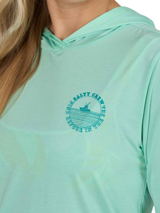 Bluza Damă Cu Glugă Mint