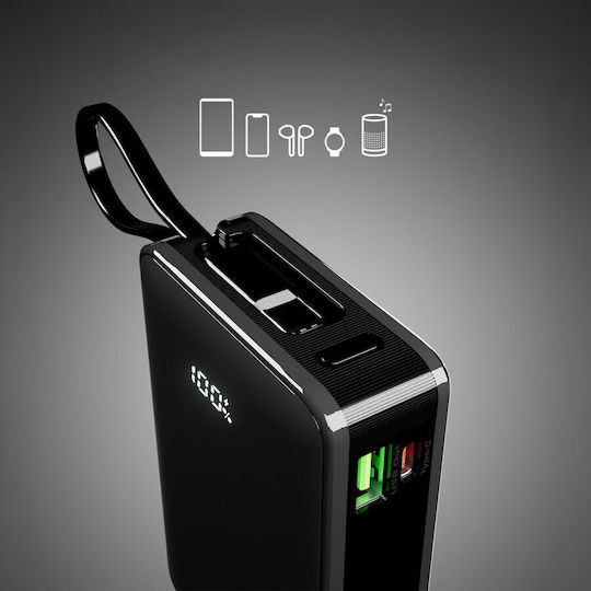SBS Power Bank 20000mAh 22.5W with USB-A Port and USB-C Port Power Delivery Black