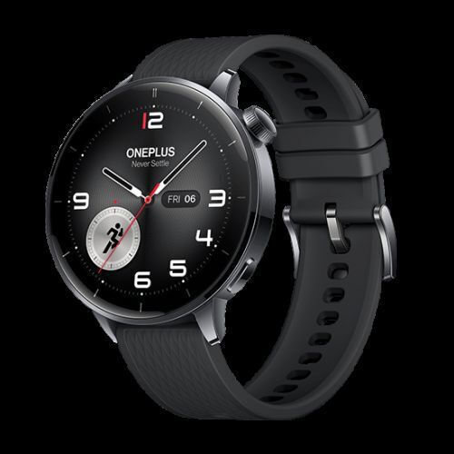 OnePlus Watch 3 43mm Stainless Steel 43mm Waterproof with Heart Rate Monitor (Black Steel)