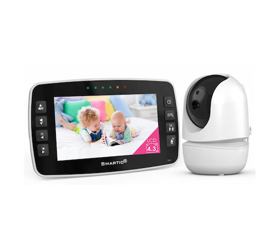 Smartic Monitor Pentru Bebeluși Fără Fir cu Comunicare Bidirecțională și Cântece de Leagăn