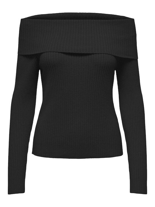 Life Damen Langarm Pullover Schwarz