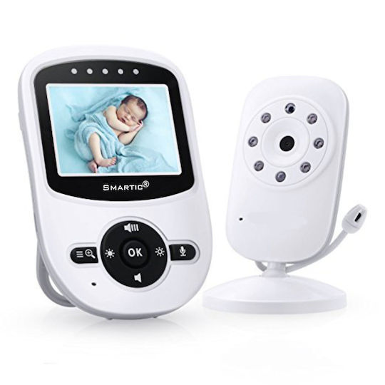 Smartic Kabellose Babyüberwachung mit Zwei-Wege-Audio & Schlaflieder