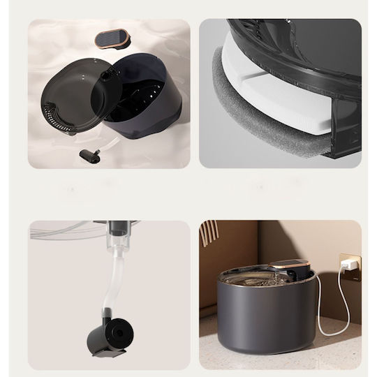 Plastic Water Fountain for Dog & Cat 3lt 20x17x15.5cm