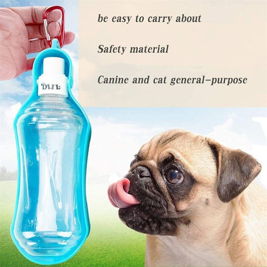 Kunststoff Flasche Futter & Wasser für Hund & Katze in Grün Farbe