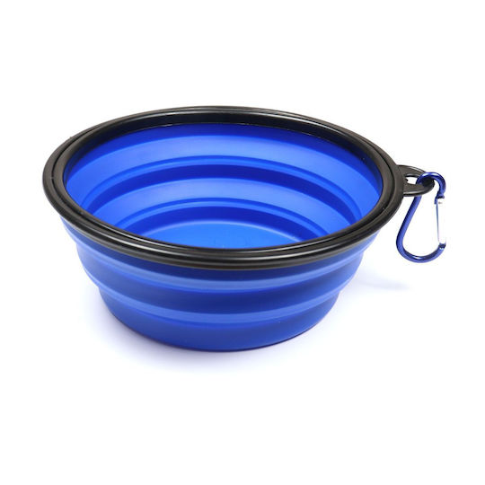 Schalen aus Silikon Futter & Wasser für Hund & Katze in Rot Farbe