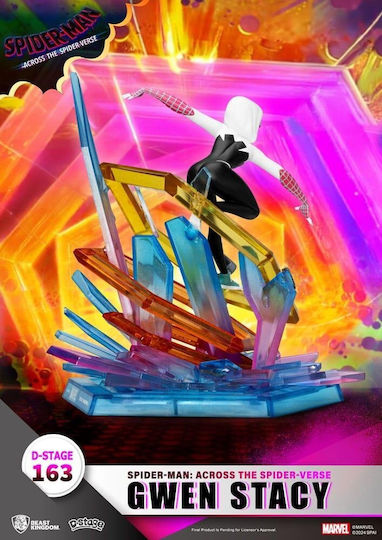 Marvel D-stage Spider-man Across Spider-verse Gwen Stacy Statue Figure 15cm