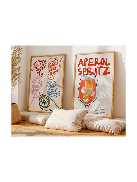 Poster Aperol Spritz Recipe Pst25324 50cm X 70cm