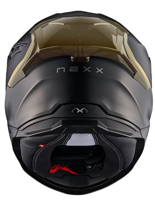 Nexx Y.100R Subsonic Black / Gold Κράνος Μηχανής Full Face DOT / ECE 22.06 1575gr με Pinlock και Sunvisor