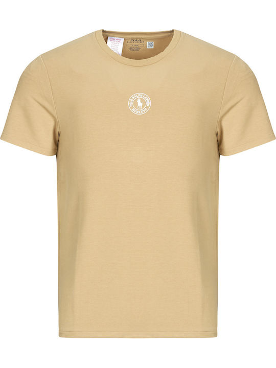 Polo Herrenbluse Kurzarm Beiges