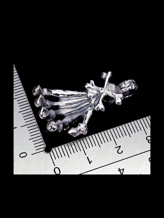 Silver Pendant Skull Skeleton Skeleton Hand Halloween 925