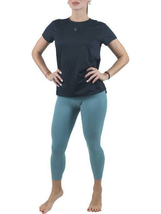 Damen Sportlich T-Shirt Black