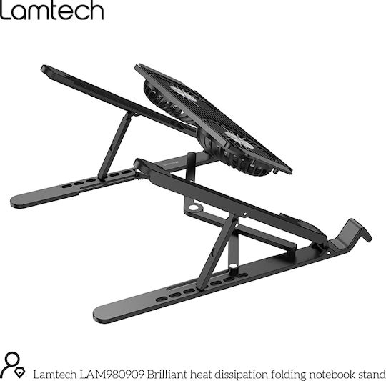 Lamtech Cooling Pad for Laptop up to 17.3" with Lighting LAM980909