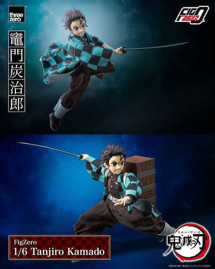 Dämonenjägerin Kimetsu No Yaiba Figzero Action-Figur 1/6 Tanjiro Kamado 27 cm