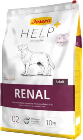 Josera Help Dog Renal 10kg Dry Food for Dogs Diet, Grain-Free with Salmon