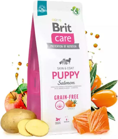 Brit Care Puppy 12kg Dry Food Grain-Free for Puppies with Potatoes and Salmon