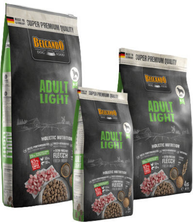 Belcando Adult Light for Adult Dogs with Low Activity or Overweight Dogs, 12.5kg Dry Food Diet for Adult Large Breed Dogs with Poultry