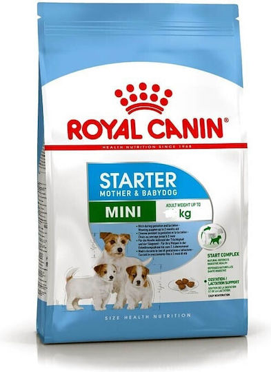 Royal Canin Starter Mother & Babydog Mini 4kg Dry Food Gluten-Free for Small Breed Puppies with Poultry and Rice