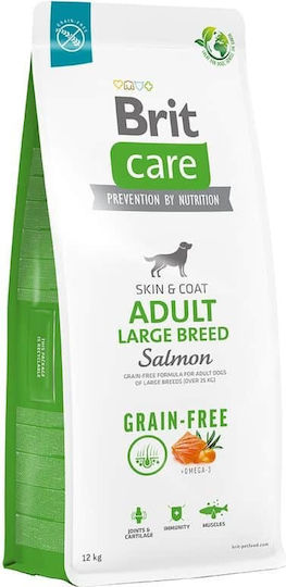 Brit Care Adult 12kg Ξηρά Τροφή χωρίς Σιτηρά & Γλουτένη για Ενήλικους Σκύλους με Πατάτες και Σολομό
