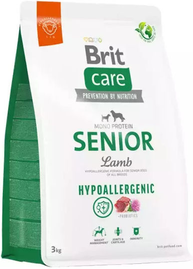Care Senior 3кг Суха Храна без Зърнени храни за Възрастни Кучета с Агнешко и Ориз