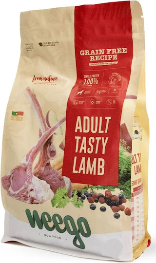 Weego Adult Tasty Grain Free Lamp 10kg Dry Food Grain-Free for Adult Dogs with Lamb