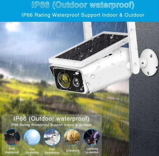 IP Surveillance Camera Wi-Fi/4G Full HD+ 3MP Waterproof Battery with Two-Way Communication