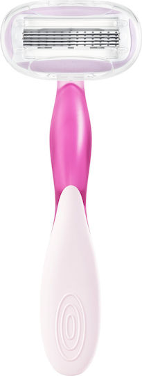 BIC Miss Soleil Escape Τριαντάφυλλο & Μανόλια Ξυραφάκια Σώματος μιας Χρήσης με 5 Λεπίδες & Λιπαντική Ταινία 2τμχ