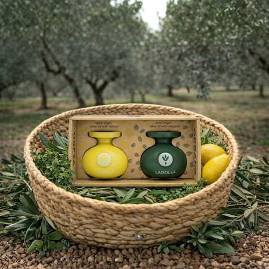 Ladolea Extra Virgin Olive Oil Seasoned with Lemon 80ml