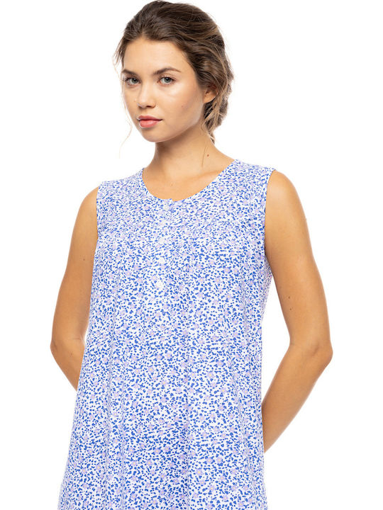 Pink Label Лятна Дамска Нощна Риза Summer Daisy