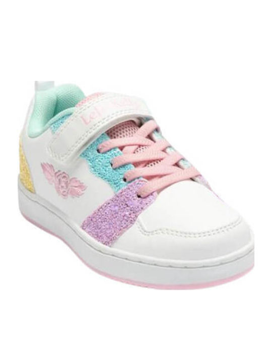Kids Sneakers Anatomic with Hoop & Loop Closure White