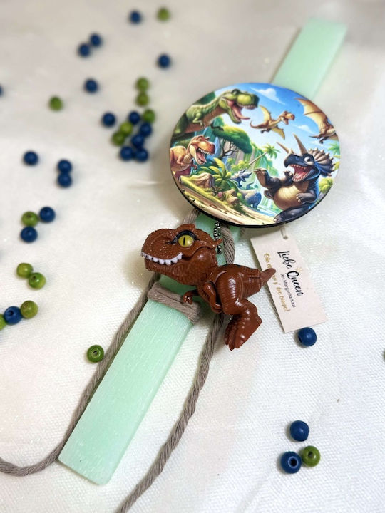 Lumânare Verde Parfumată Teracotă Dinozaur Lumânare Verde Parfumată Teracotă Dinozaur