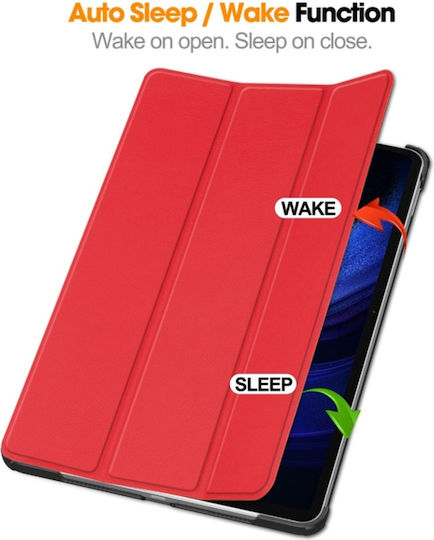 Husă Tabletă Xiaomi Pad 6 Pad 6 Pro Skyddar Innovation Suport Multi-unghi Funcție Sleep Wake Foldpro Roșie Set Autocolant