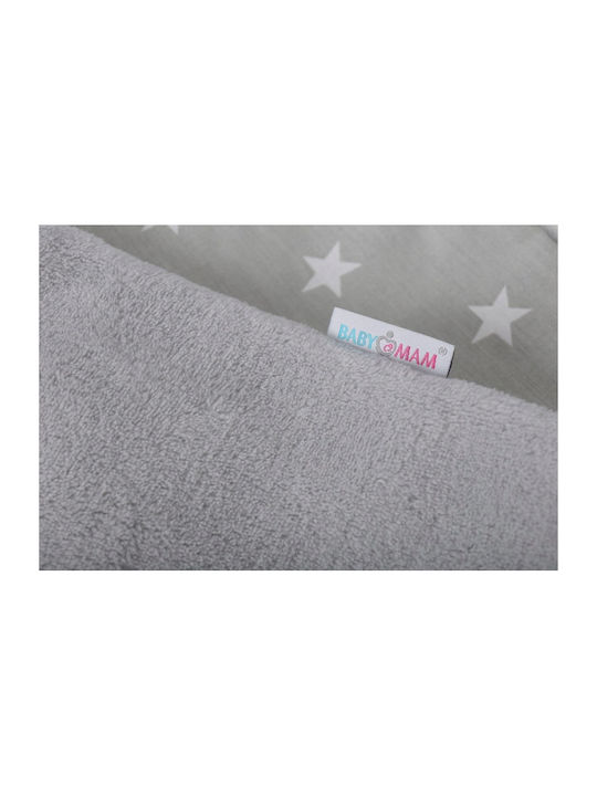BabyMam Pătură Pepinieră Swaddling 100% Bumbac Gri 75x50cm