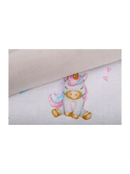 BabyMam Pătură Pepinieră Swaddling 100% Bumbac Roz 75x50cm