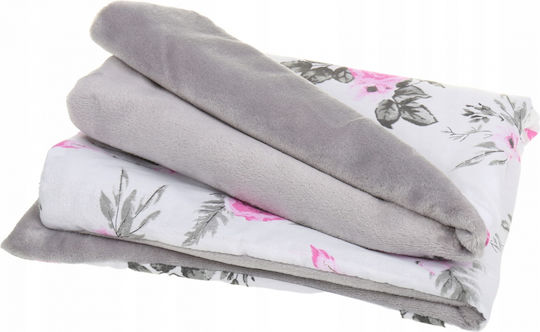 BabyMam Pătură Pepinieră Swaddling 100% Bumbac Gri 75x50cm