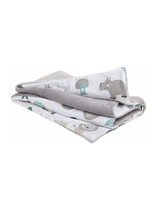 BabyMam Pătură Pepinieră Swaddling 100% Bumbac Gri 75x50cm