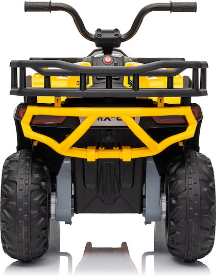 Kids Electric 4 Wheel Motorcycle 12 Volt Yellow