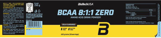 Biotech USA BCAA 8:1:1 Zero 250gr Cola