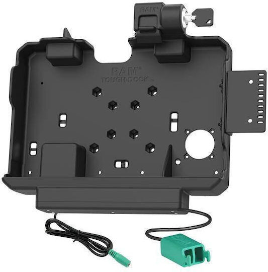 Ram Mounts Ram Заключваща Захранваща + Двойна Usb Data Докинг Станция Getac Zx10 Многоцветен