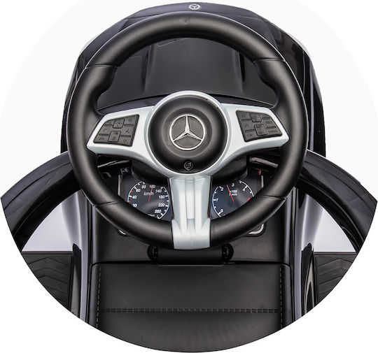 Chipolino Mercedes C-Class Количка Езда На С Ръкохватка За Родител Със Звук Черна