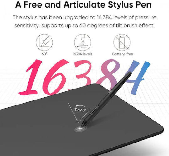 XP-Pen Deco 01 V3 Tabletă de Desen fără Ecran Verde