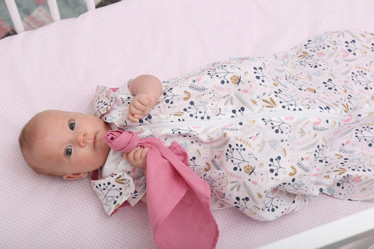 BabyMam Umărul Burp Cloth Roz 30x30 cm