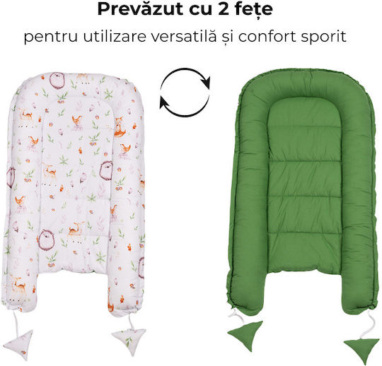 Kidizi Perna Pentru Bebeluși Tip Cuib Verde 50x90 cm