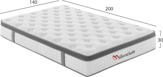 HomeMarkt Silentium Двоен Анатомичен Матрак Roll Pack 140x200cm с Джобни Пружини