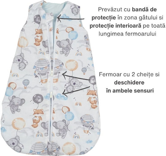 Kidizi Sac De Dormit Pentru Bebeluşi Vara Albastru