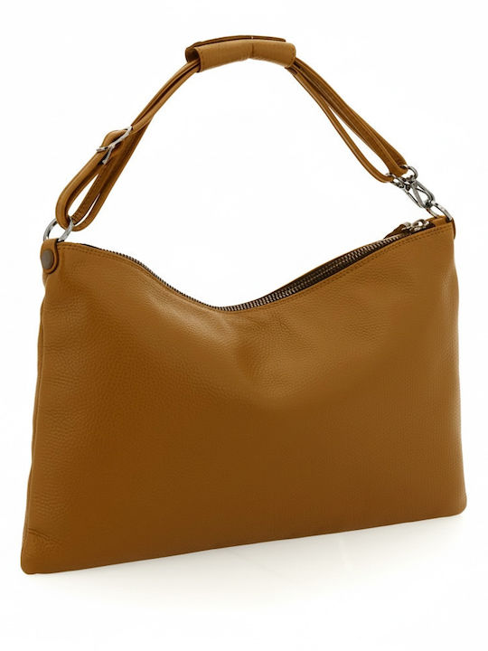 Leather Women's Shoulder Bag Tabac